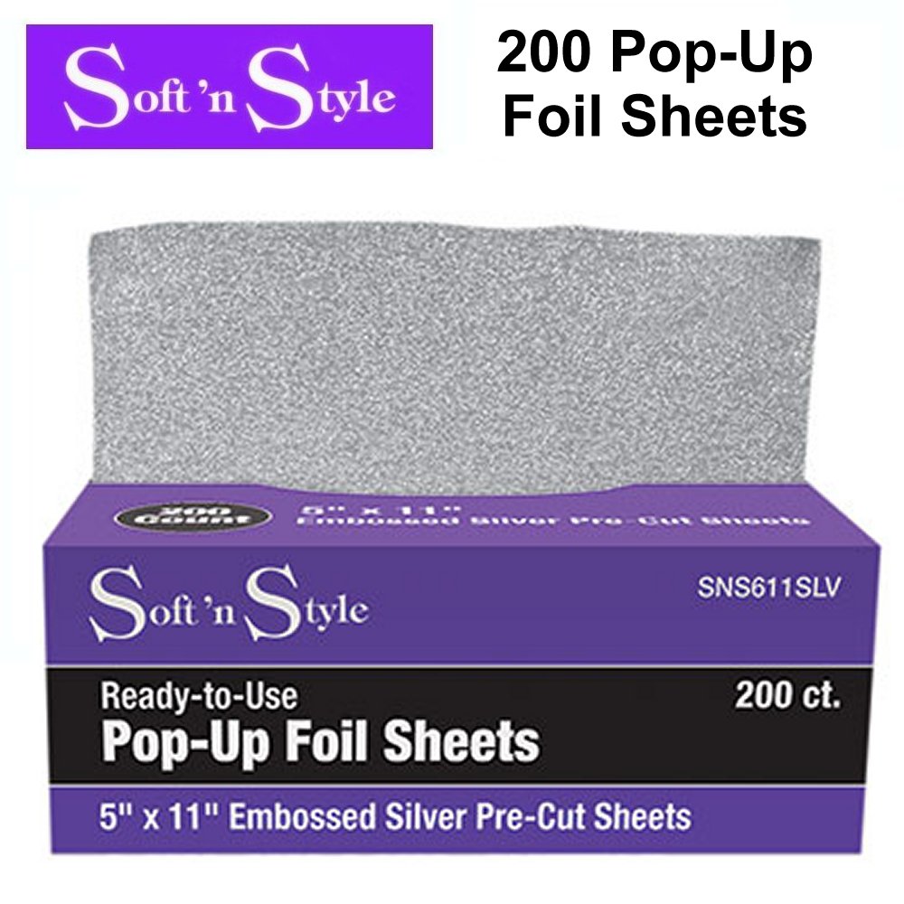 Soft 'n Style Pop-Up Foil Sheets, 200 sheets