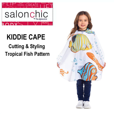 Salon Chic Kiddie Cape, Vinyl Tropical Fish (4056)