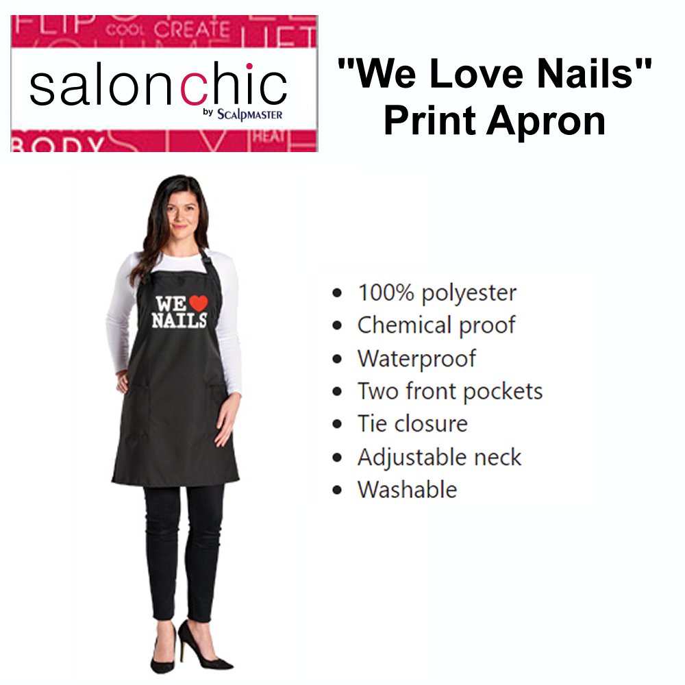 Salon Chic Print Apron, 