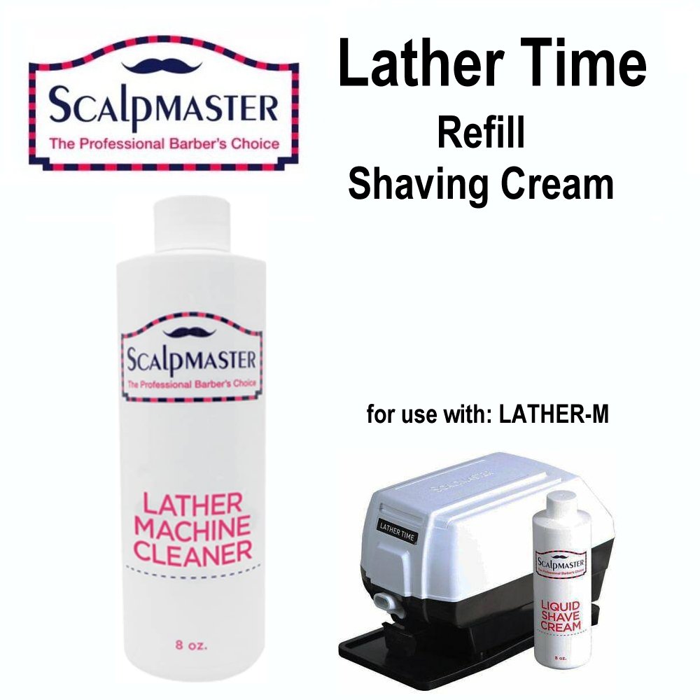 ScalpMaster Lather Time Refill Liquid Shave Cream (LATHER-C)