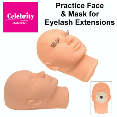 Celebrity Practice Face & Mask For Eyelash Extensions (EYE-MSKSET)