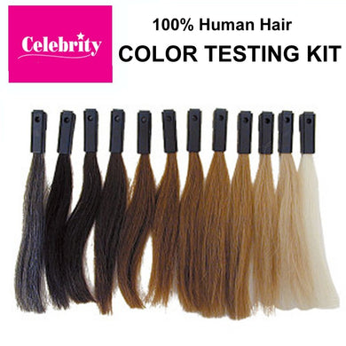 Celebrity Human Hair Color Testing Kit (KT-11)