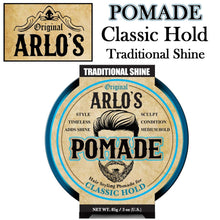 Arlo's Pomade, Classic Hold Classic Shine, 3 oz