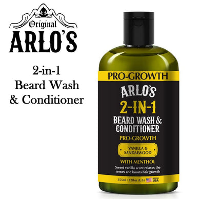 Arlo's 2-in-1 Beard Wash & Conditioner, 12 oz