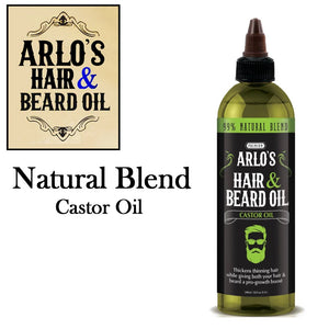 Arlo's Hair & Beard Oil, Natural Blend Castor Oil, 8 oz