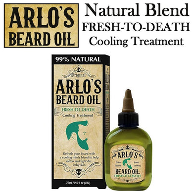 Arlo's Beard Oil, Natural Blend FRESH-TO-DEATH Cooling Blend, 2.5 oz