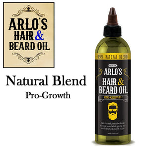 Arlo's Hair & Beard Oil, Natural Blend Pro-Growth, 8 oz