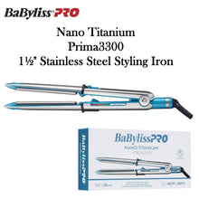 BabylissPro Nano Titanium 1½" Prima Stainless Steel Styling Iron