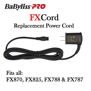 BabylissPro FXCord, Replacement power cord