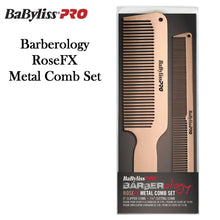 BaBylissPro RoseFX Metal Comb 2-Pack