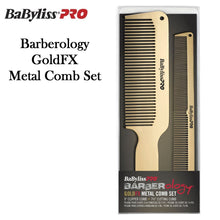BaBylissPro GoldFX Metal Comb 2-Pack