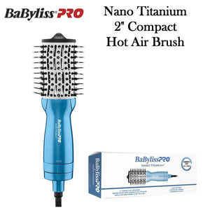 BabylissPro Nano Titanium 2" Compact Hot Air Brush