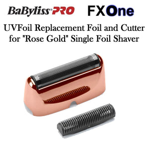 BaBylissPro UVFoil Replacement Foil and Cutter for Single Foil "Rose Gold" Shaver (FXLRF1RG-320)