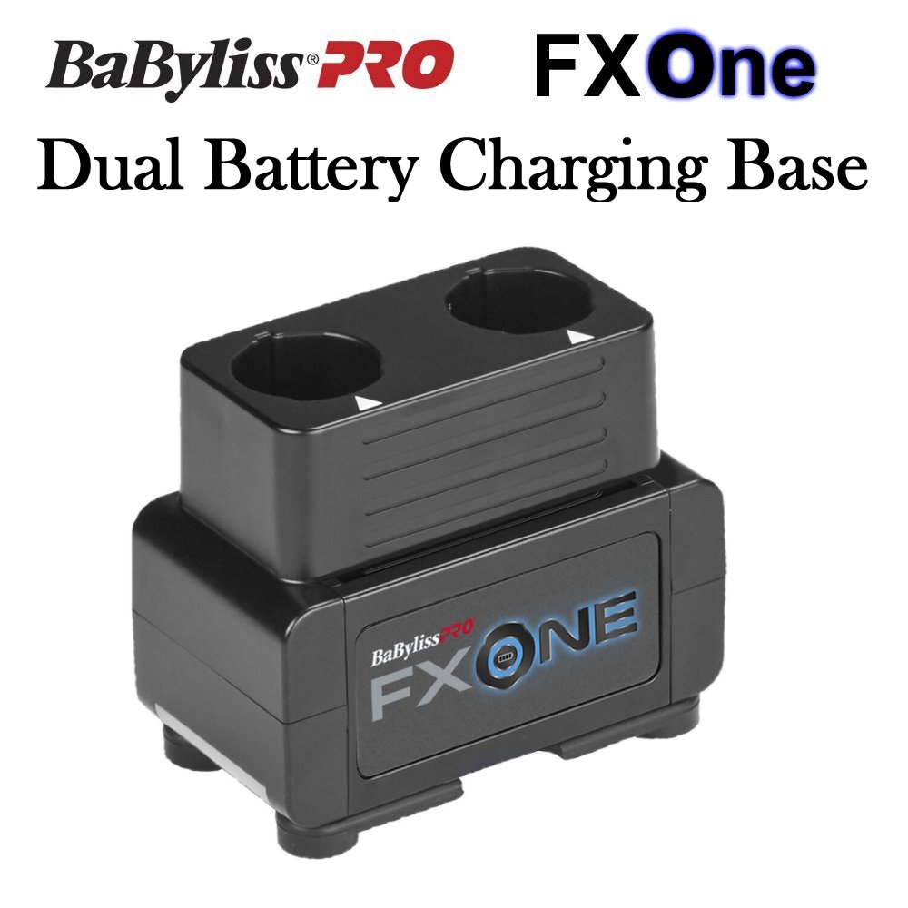 BaBylissPRO FXOne Dual Battery Charging Stand, Black (FXC2B)