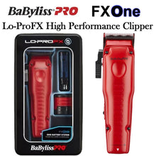 BabylissPro FXOne LoProFX Red High Performance Clipper (FX829MR)