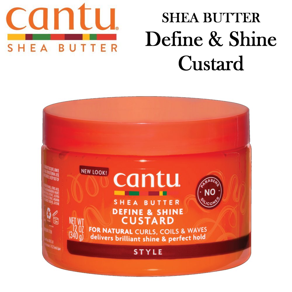 Cantu Shea Butter Define & Shine Custard, 12 oz