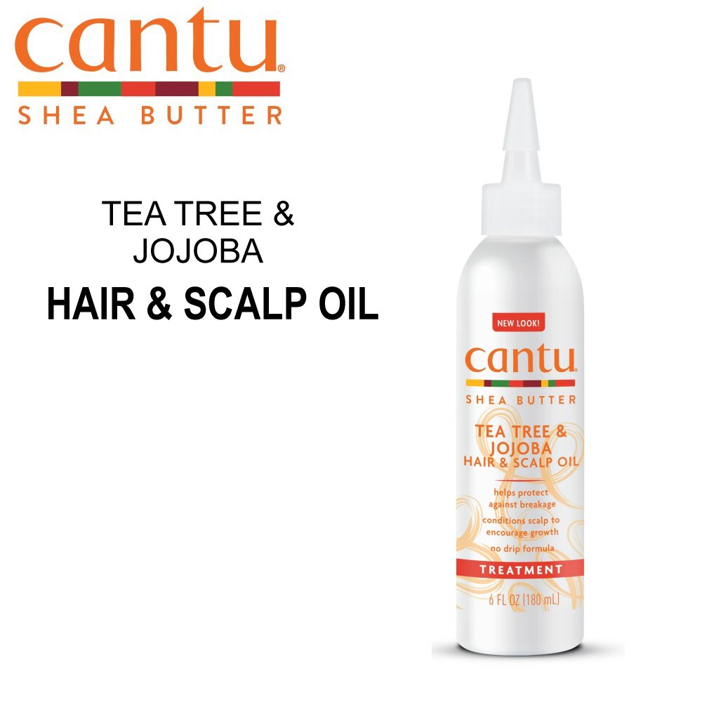 Cantu Tea Tree & Jojoba Hair & Scalp Oil, 6 oz