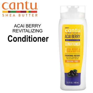 Cantu Acai Berry Revitalizing Conditioner, 13.5 oz