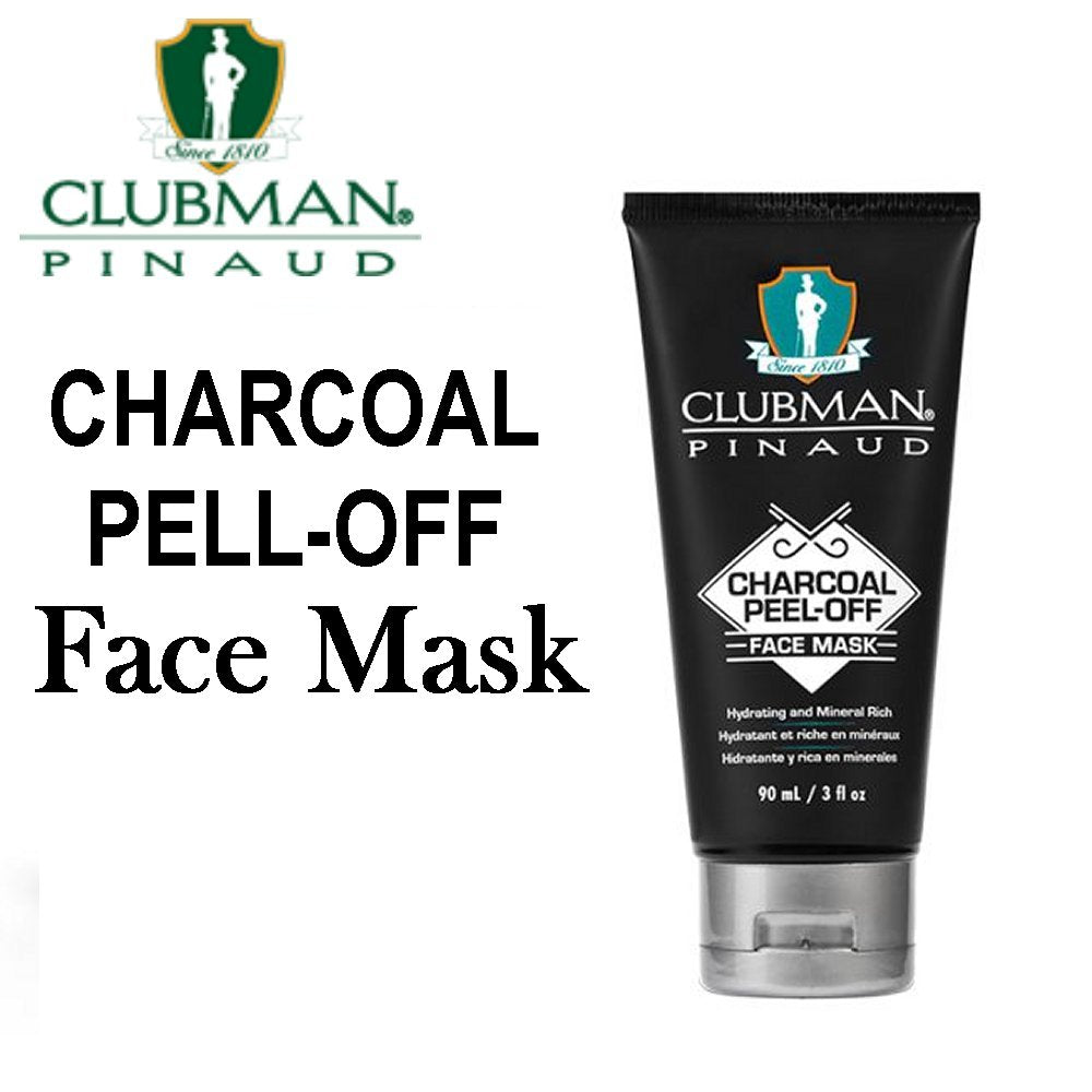 Clubman Pinaud Charcoal Peel-Off Face Mask, 3 oz (90786)