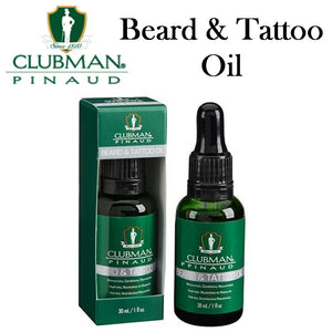 Clubman Pinaud Beard and Tattoo Oil, 1 oz (28003)