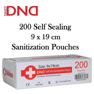 DND Self Sealing 9x19 cm Sanitization Pouches, 200