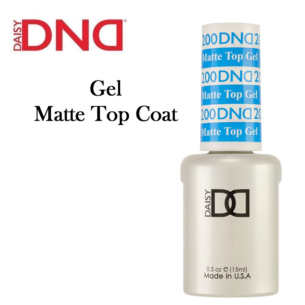 DND (200)  Matte Gel Top Coat, 0.5 oz