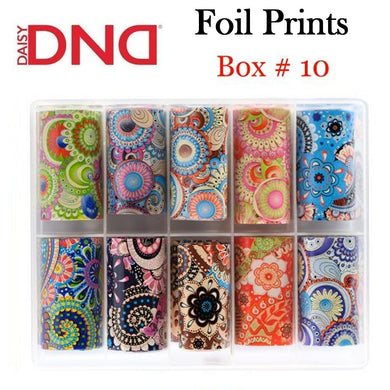 DND Nail Foil Prints, Box #10