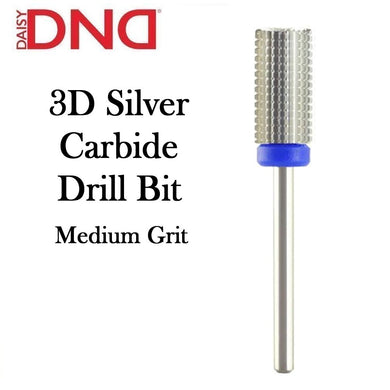 DND Drill Bit, 3D Medium Silver Carbide Drill Bit (3D-M-Silver)