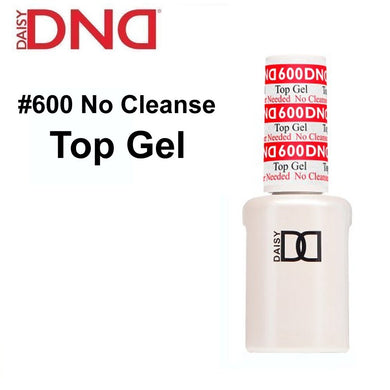 DND (600) No Cleanse Top Gel, 0.5 oz