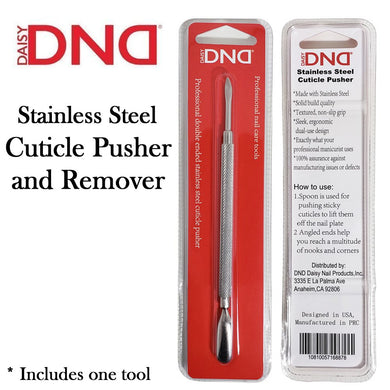 DND Stainless Steel Cuticle Pusher and Remover (68878)