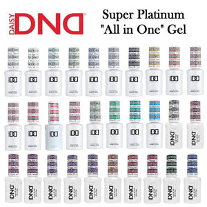 DND (930-965) Super Platinum Soak Off "All in One" Gel