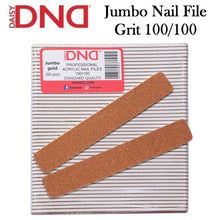 DND Nail File, Jumbo Gold Acrylic Nail File 100/100 Grit