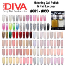 DND DIVA Duo Matching Gel Polish & Nail Lacquer (#001 - #099)