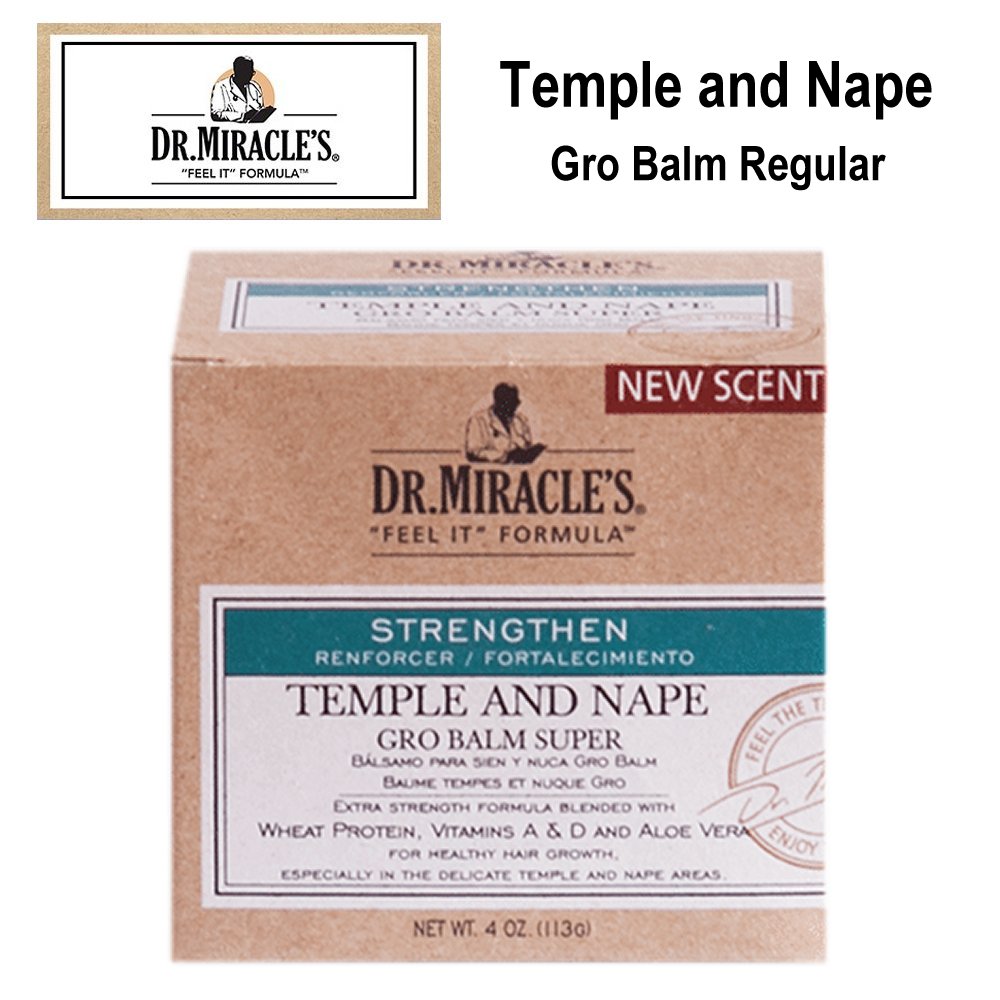 Dr Miracle's Temple and Nape Gro Balm, 4 oz