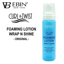 Ebin "Curl & Twist" Wrap N Shine Lotions