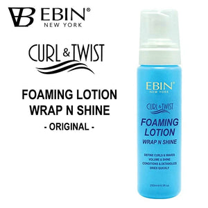 Ebin "Curl & Twist" Wrap N Shine Lotions