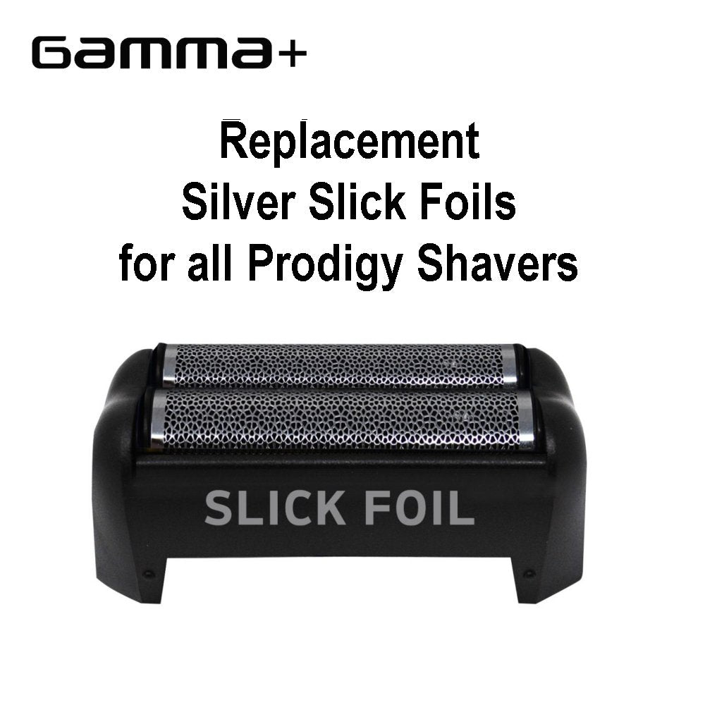 Gamma+ Replacement Silver Slick Foils for all Prodigy Foil Shavers