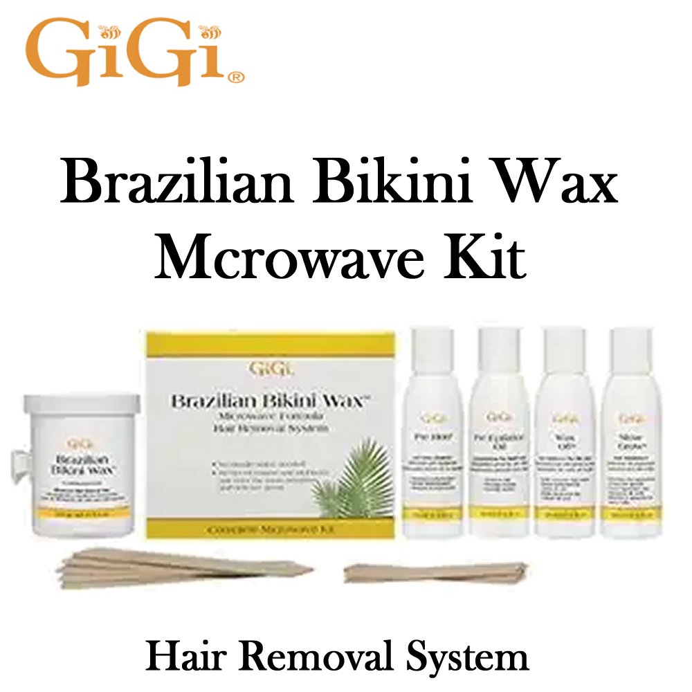 GiGi Brazilian Bikini Wax Microwave Kit Hair Removal System (0911) EP Beauty Supply