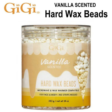 GiGi Hard Wax Beads, Vanilla Hard Wax Beads, 10 oz (91648)