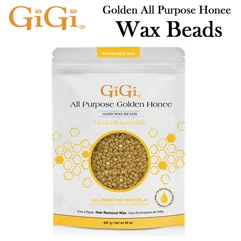 GiGi Hard Wax Beads, All Purpose Golden Honee, 32 oz (0318) – EP Beauty  Supply
