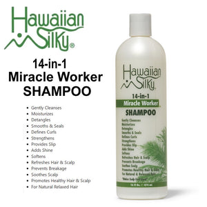 Hawaiian Silky Miracle Work 14-in-1 Shampoo, 16 oz