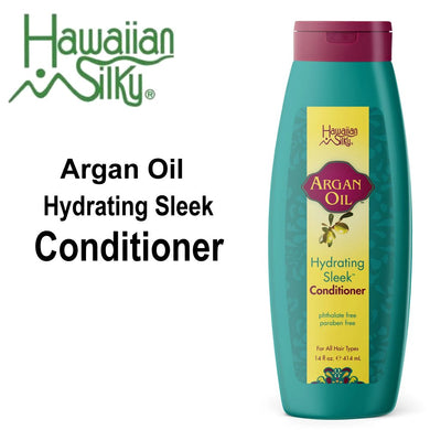 Hawaiian Silky Argan Oil Hydrating Sleek Conditioner, 14 oz
