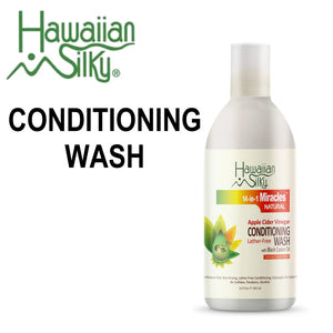 Hawaiian Silky Apple Cider Vinegar Conditioning Wash, 12 oz