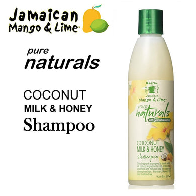 Jamaican Mango & Lime Pure Naturals Coconut Milk & Honey Shampoo, 8 oz