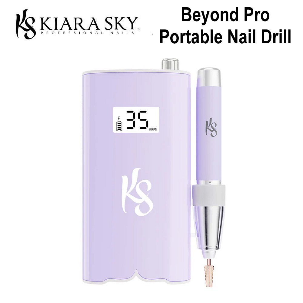 Kiara Sky Beyond Pro Portable Nail Drill, Lavender (KSLVNDRILL)