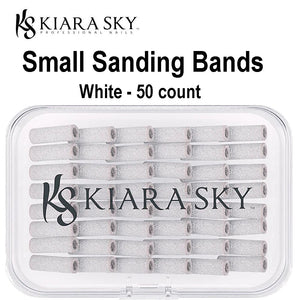 Kiara Sky Sanding Bands - 50 pieces, White
