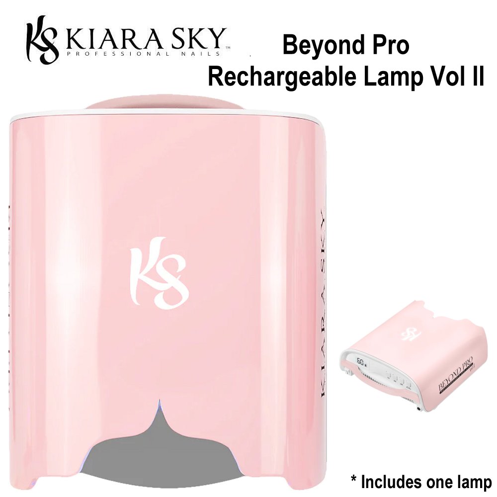 Kiara Sky Beyond Pro Rechargeable LED Lamp Vol. II, Pink (KSPINKLAMPV2)