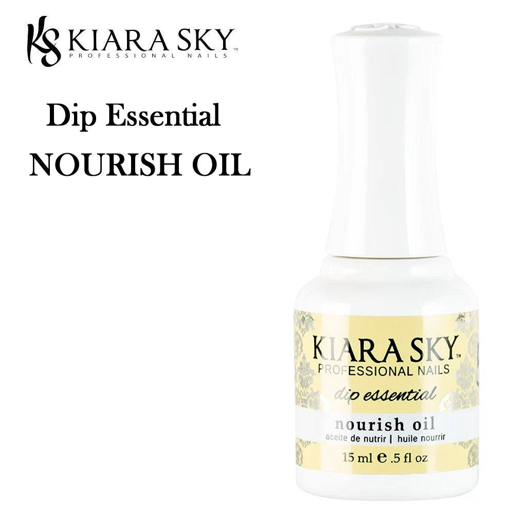 Kiara Sky Powder Dip Essential - Nourish Oil, 0.5 oz