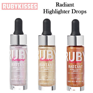 Ruby Kisses Radiant Highlighter Drops, 0.39 oz