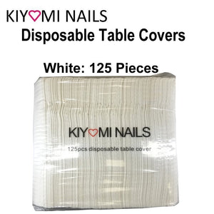 Kiyomi Nails Disposable Table Covers, Pink or White